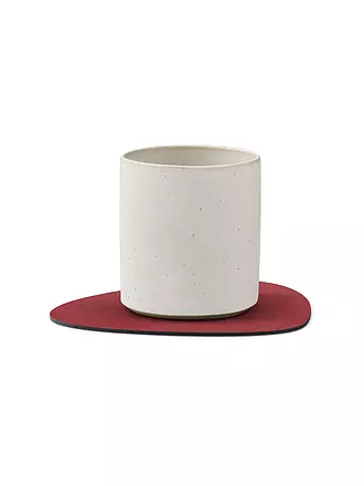 LIND DNA | Sottobicchiere 11x13cm CURVE Red | rot